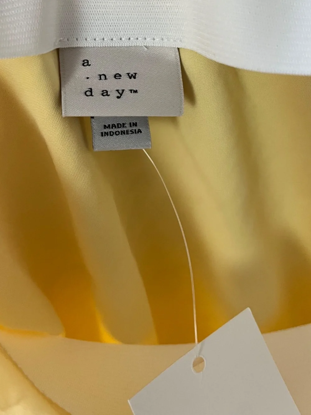A New Day Yellow Skater Skirt NWT
